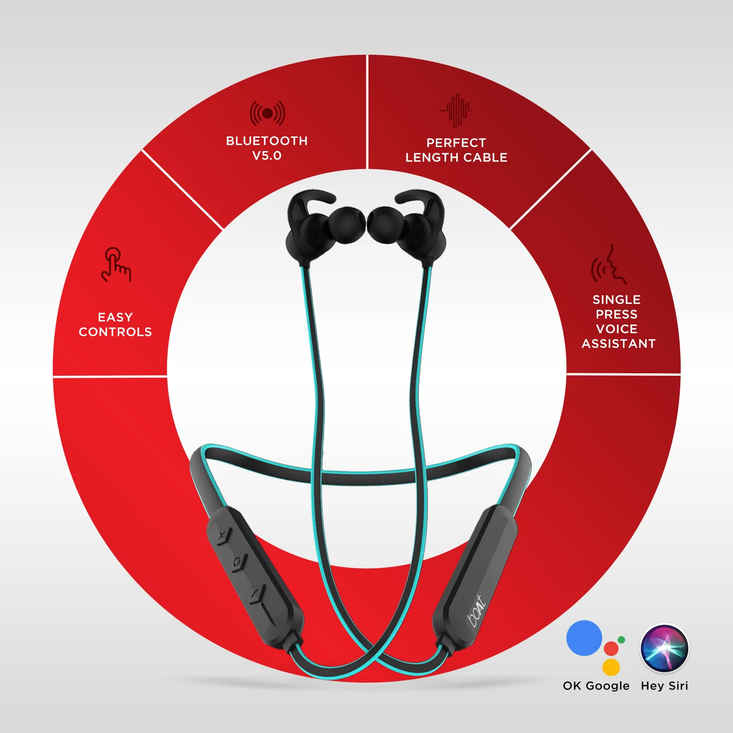 boAt Rockerz 255F | True HD Neckband with 10mm Dynamic Driver, Bluetooth 4.1, UpTo 6 Hours Playback, 110mah Battery - Image 17