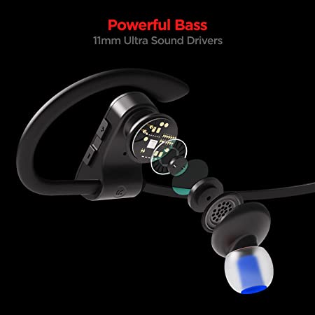boAt Rockerz 261 | Wireless Neckband Earphone with 11mm Premium Drivers, Uninterrupted music Upto 8 Hours, IPX7 Water Resistance - Image 4