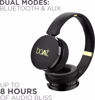 boAt Rockerz 370 | Wireless Headphone with 40mm Dynamic Driver, Bluetooth & AUX Connectivity, Upto 8HRS Playback - Image 7