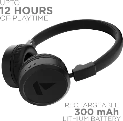boAt Rockerz 390 V2 | Wireless Headphones with 12H Playback, Bluetooth V4.2, 40mm audio drivers, 300mAh Lithium Battery - Image 4