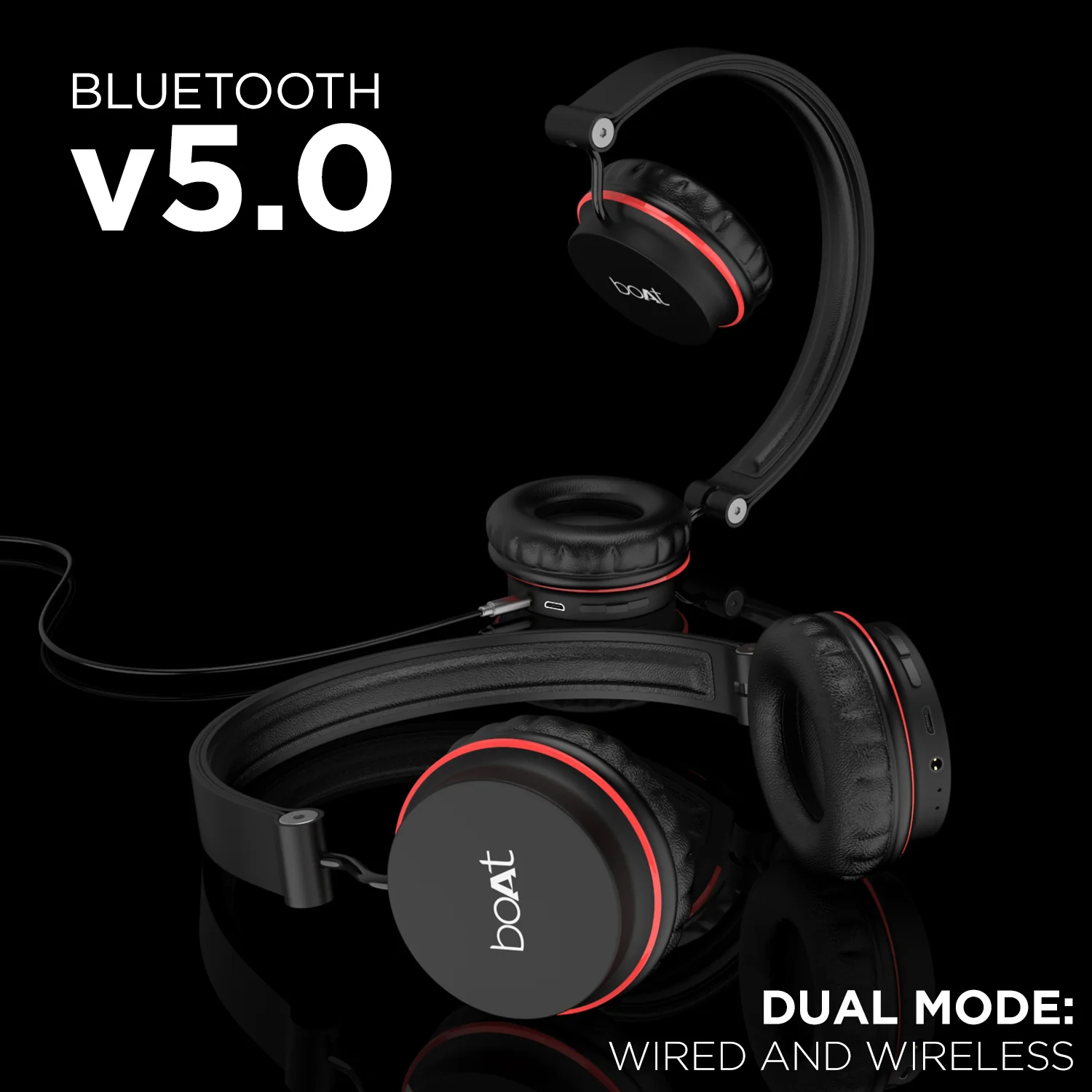 boAt Rockerz 400 | Wireless Bluetooth Headphone with 40mm Dyanmic Drivers, 8 Hours Non-Stop Playback, Lightweight & Portable - Image 14