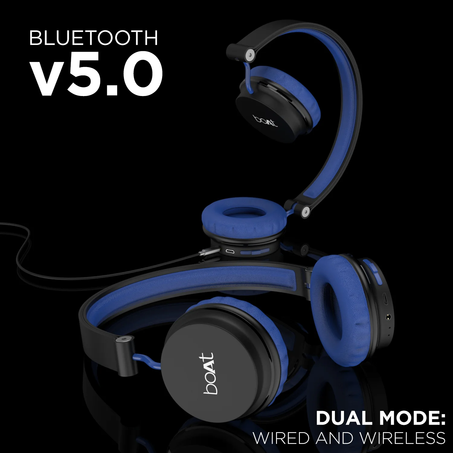 boAt Rockerz 410 | Bluetooth Headphone for Work from Home, 8 Hours Playback, 40mm Dynamic Drivers, Super Extra Bass - Image 18