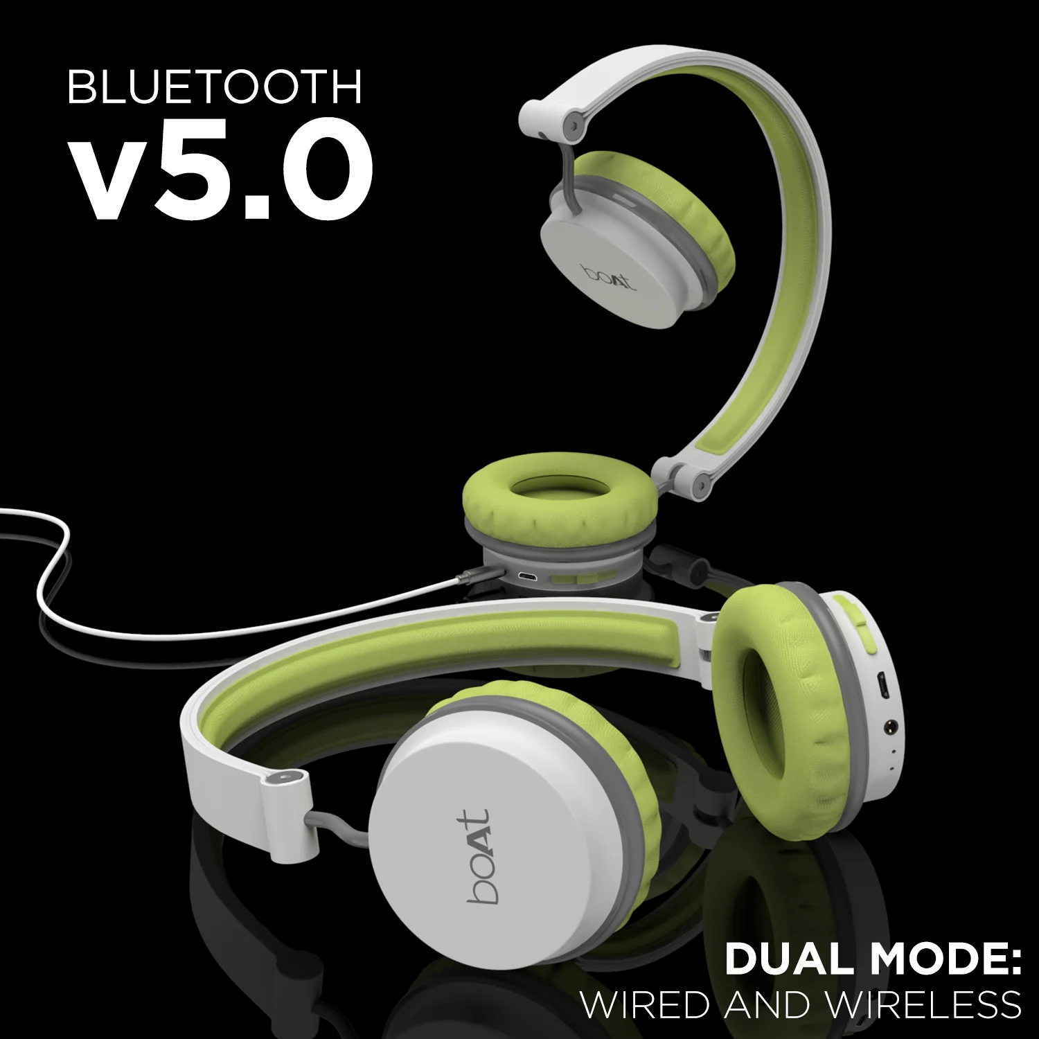 boAt Rockerz 410 | Bluetooth Headphone for Work from Home, 8 Hours Playback, 40mm Dynamic Drivers, Super Extra Bass - Image 7