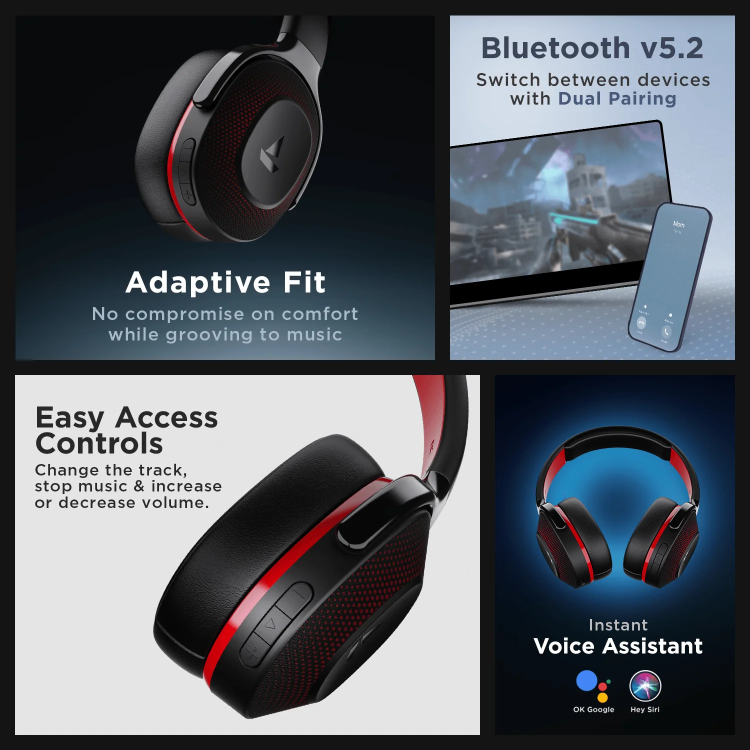 boAt Rockerz 425 | Wireless Bluetooth Headphone with 25 Hours Playback, ASAP Charge, 40mm Drivers - Image 14
