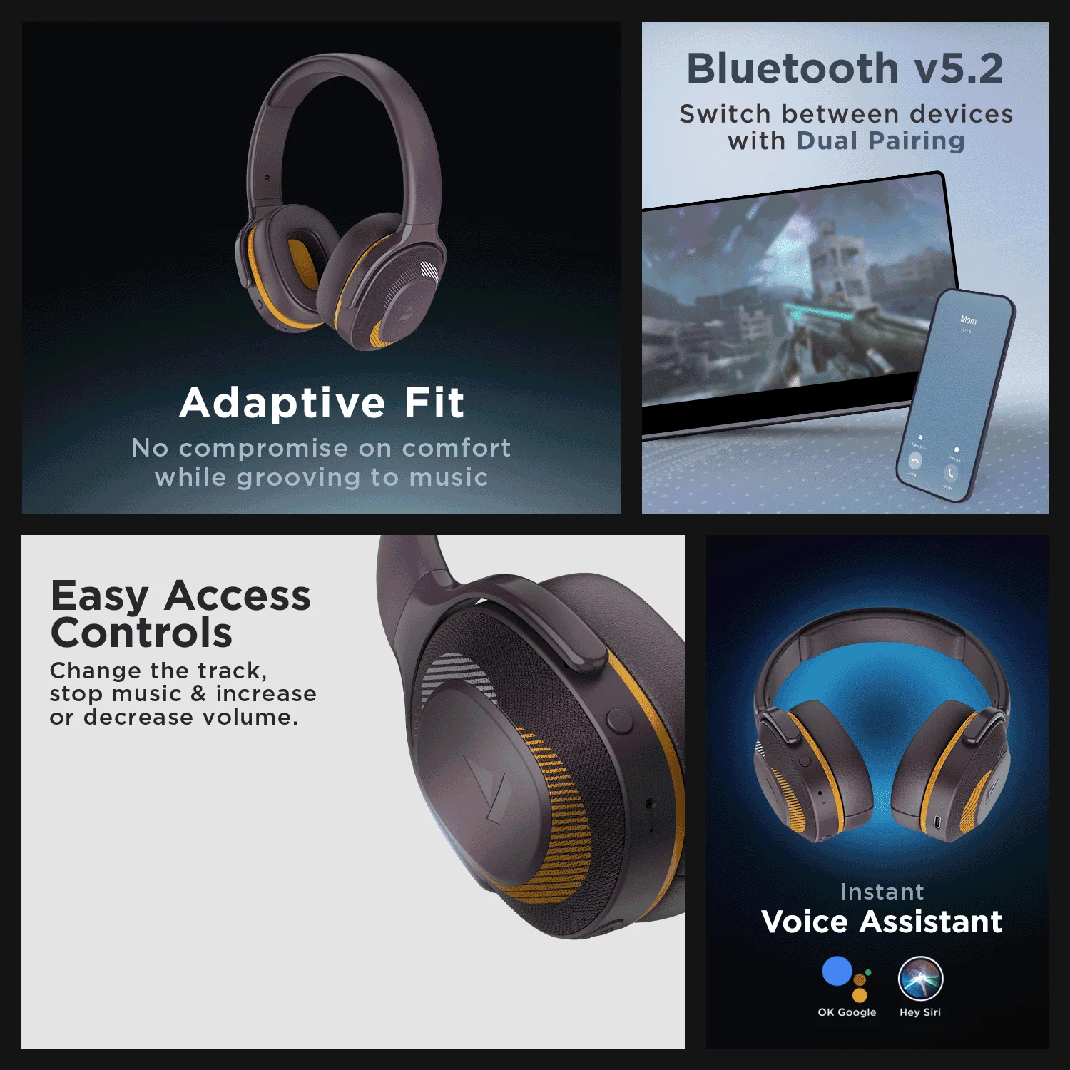 boAt Rockerz 425 | Wireless Bluetooth Headphone with 25 Hours Playback, ASAP Charge, 40mm Drivers - Image 21