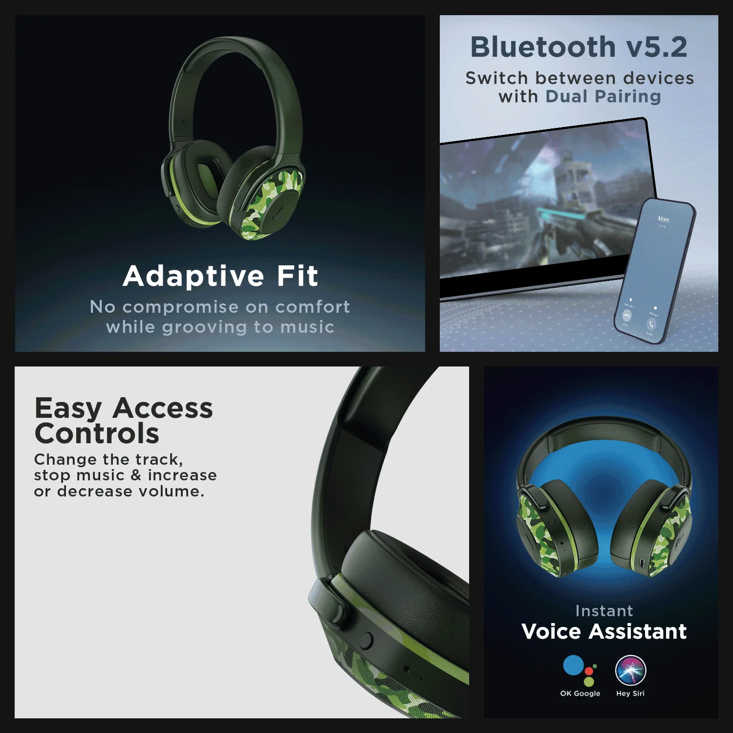 boAt Rockerz 425 | Wireless Bluetooth Headphone with 25 Hours Playback, ASAP Charge, 40mm Drivers - Image 27