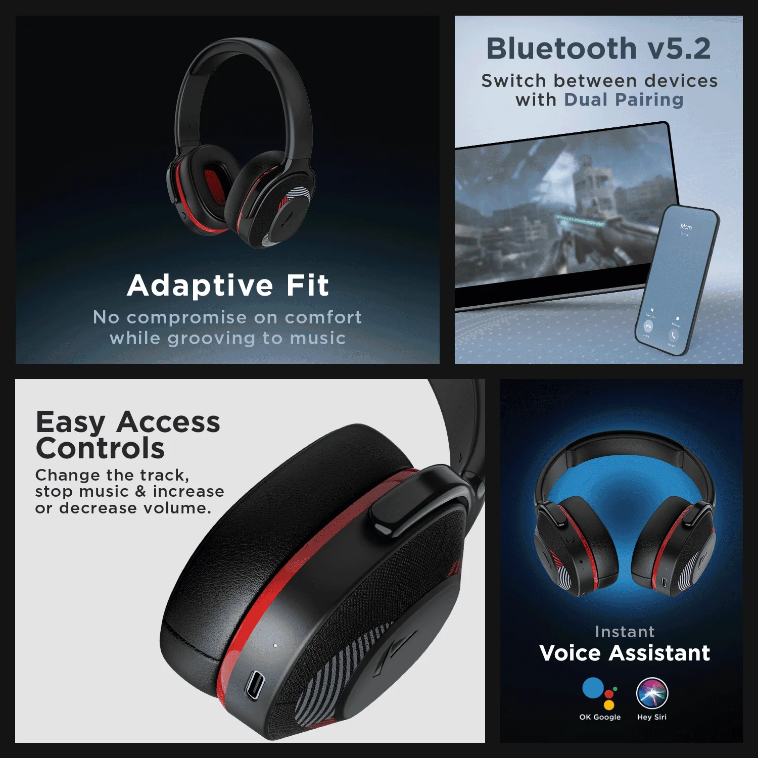 boAt Rockerz 425 | Wireless Bluetooth Headphone with 25 Hours Playback, ASAP Charge, 40mm Drivers - Image 33