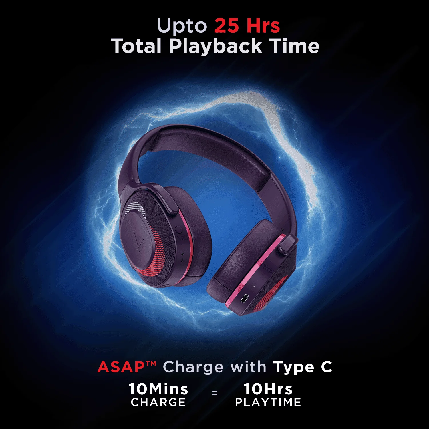 boAt Rockerz 425 | Wireless Bluetooth Headphone with 25 Hours Playback, ASAP Charge, 40mm Drivers - Image 36