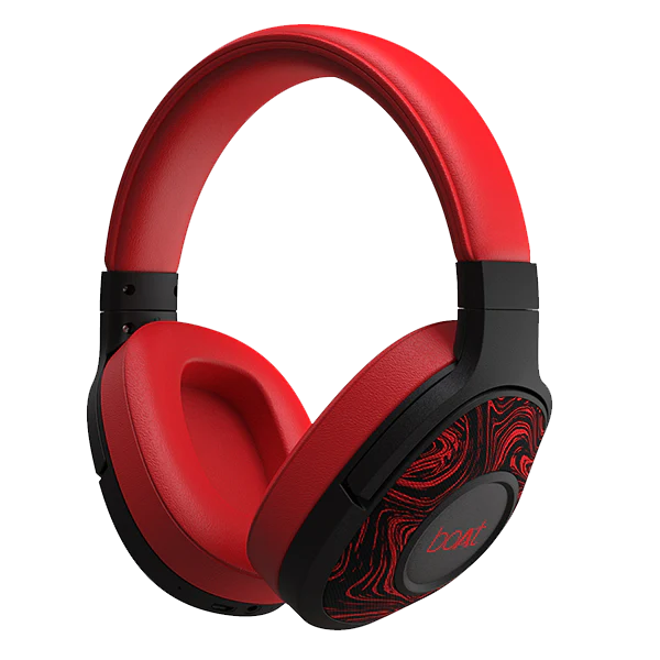 boAt Rockerz 550 | Over Ear Bluetooth Headphones with Upto 20H Playback, 50mm Dynamic Driver, 500mAh Battery - Image 2