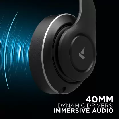 boAt Rockerz 560 | Wireless Headphone with 40mm Dynamic Drivers, 15Hour Non-Stop Music, Ergonomically Designed Over-Ear Headphone Immersive Audio - Image 8