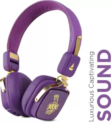 boAt Rockerz 600 KKR Edition | Wireless Headphone with Bluetooth v4.1, 8H Playback, 40mm drivers, 300mAh battery - Image 6