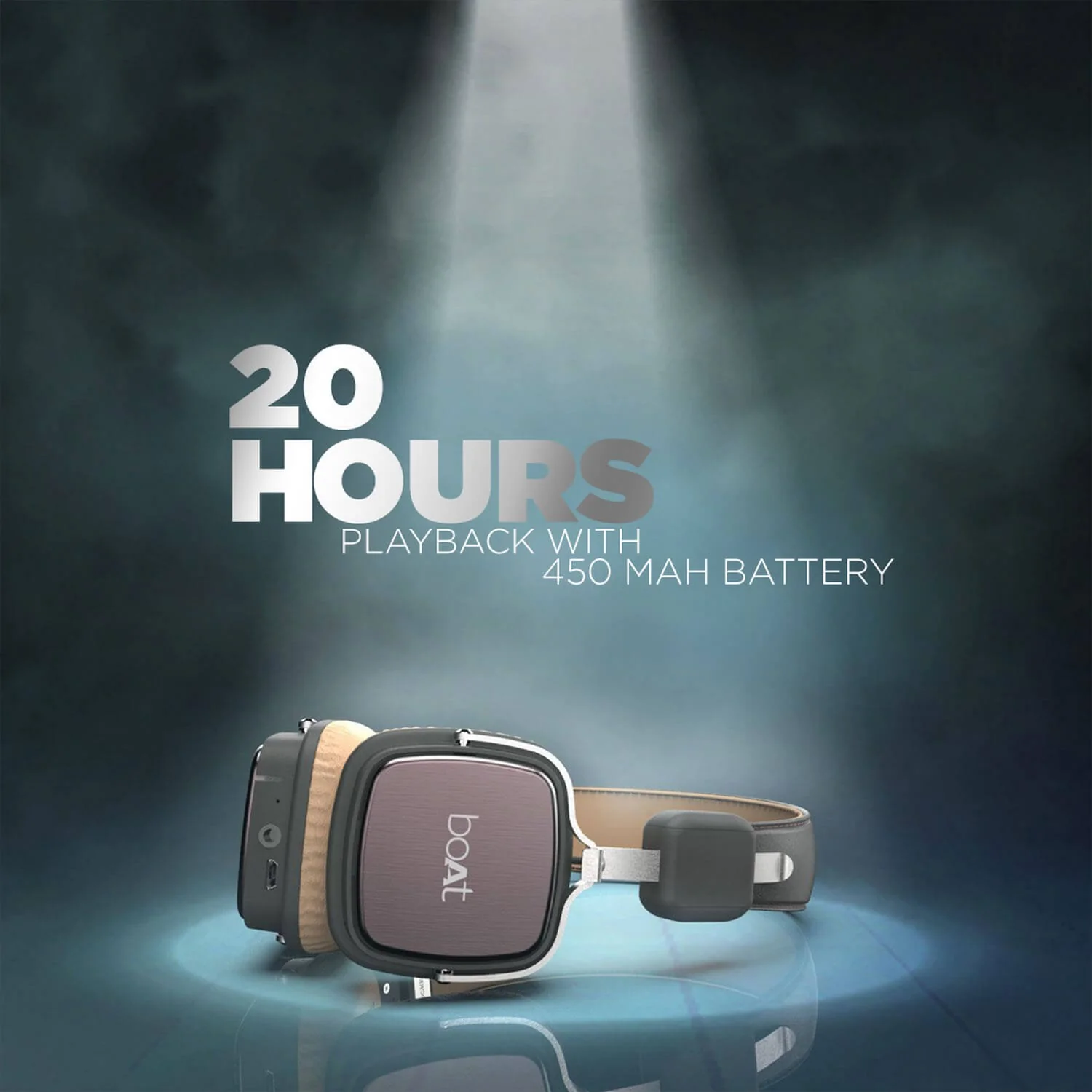 boAt Rockerz 610 | Wireless Headphone with Bluetooth v4.1, 8H Playback, 40mm Drivers, 300mAh Battery - Image 9