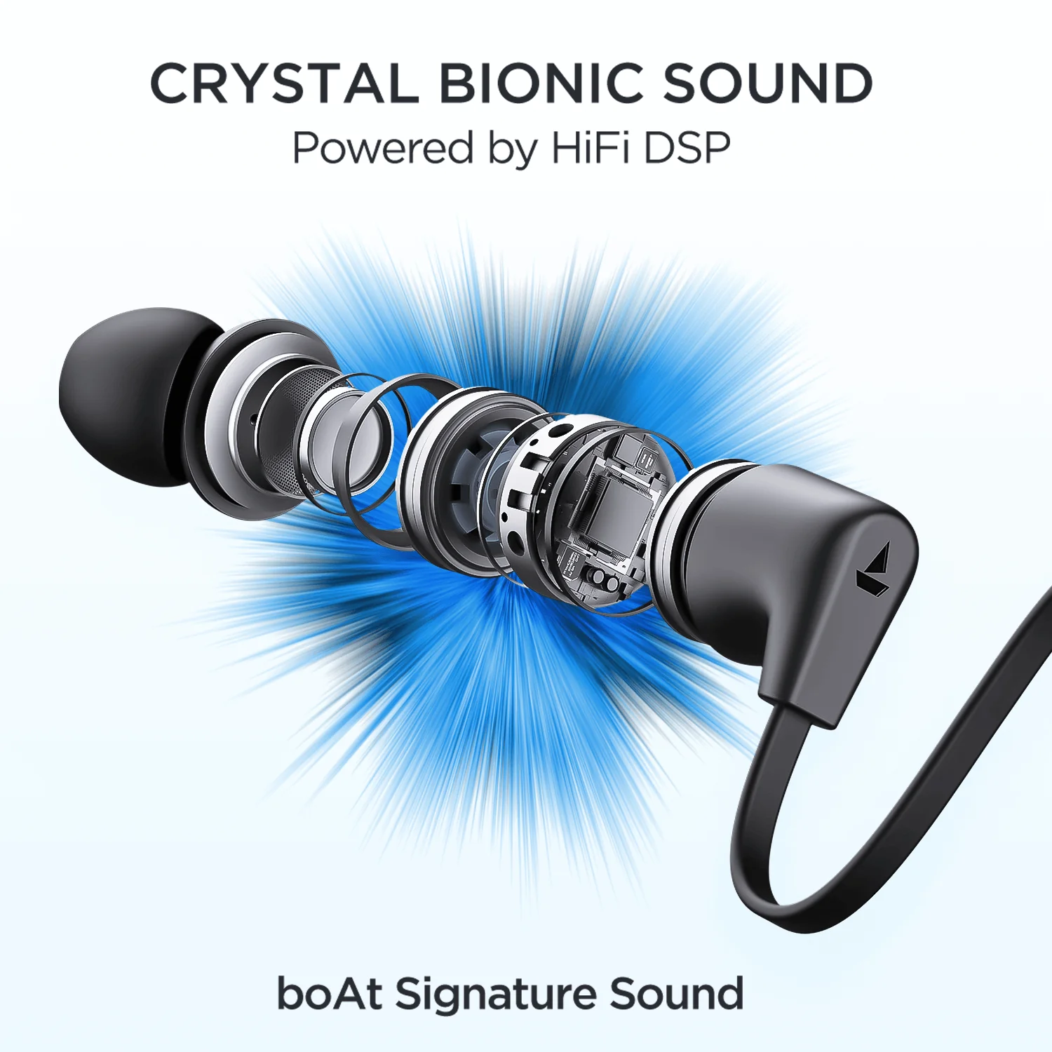 boAt Rockerz Trinity | Wireless Neckband Earphones with Crystal Bionic Sound powered by HiFi®️ DSP, 10mm Drivers, Upto 150 Hours Playback, ASAP™️ Charge, ENx™️ Technology - Image 4