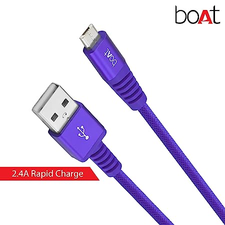 boAt Rugged V3 Micro USB 1.5 Meter | Premium USB Cable with 480Mbps Transfer Speed, Nylon Braiding, Durable Connectors - Image 13