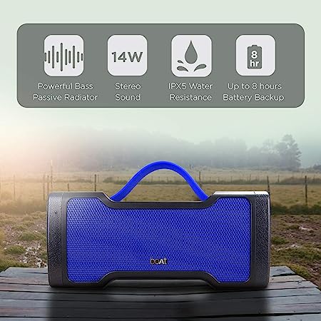 Stone 1000 | Bluetooth Speaker with 14W speaker Output, Up to 10 Hours of Playtime, IPX5 Water Resistant - Image 6