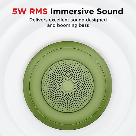 Stone 135 | Portable Bluetooth Speaker with up to 11 Hours Playback & 5W RMS Immersive Sound, IPX 4 Water Resistant - Image 11
