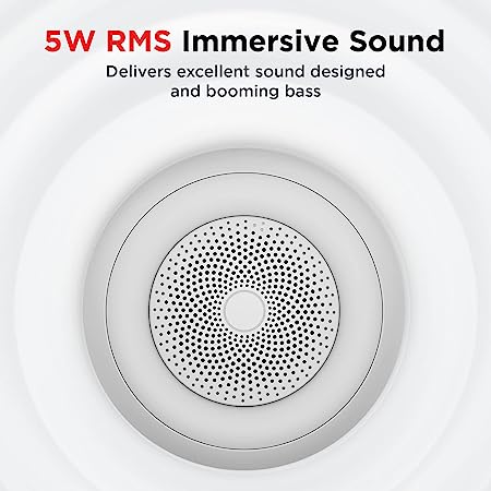 Stone 135 | Portable Bluetooth Speaker with up to 11 Hours Playback & 5W RMS Immersive Sound, IPX 4 Water Resistant - Image 7