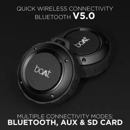boAt Stone 160 | Mini Portable Speaker with 5W Immersive Sound Experience, Bluetooth V5.0 - Image 4