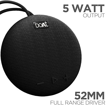 boAt Stone 190 | Wireless Portable Speaker with 52mm Dynamic Driver, Up to 4hrs Nonstop Playback, IPX 6 Water Resistant - Image 12