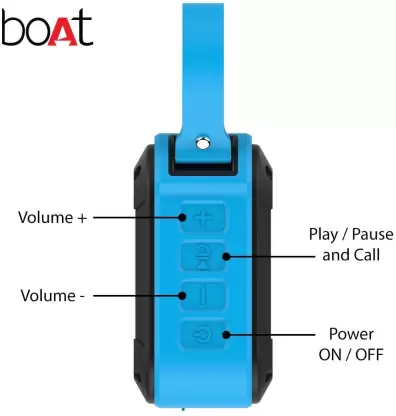 boAt Stone 200 | Portable Speaker with 10 Hours Playback, Bluetooth v4.1, IPX6 Water Resistant, Integrated Controls - Image 8
