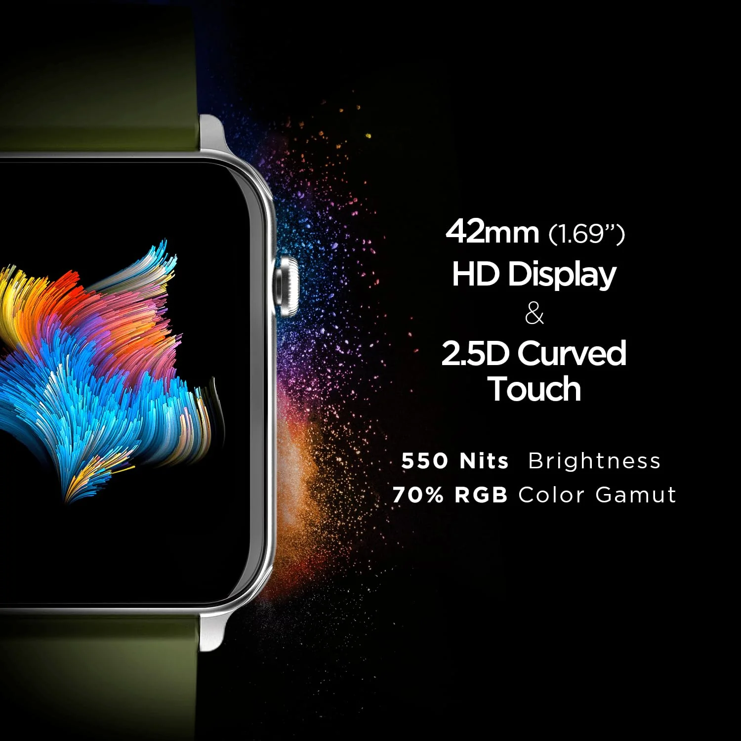 boAt Wave Call | Bluetooth Calling Smartwatch with 1.69" (4.29 cm) HD Curved Display, 150+ Watch Faces, Heart Rate & SPO2 Monitoring - Image 20