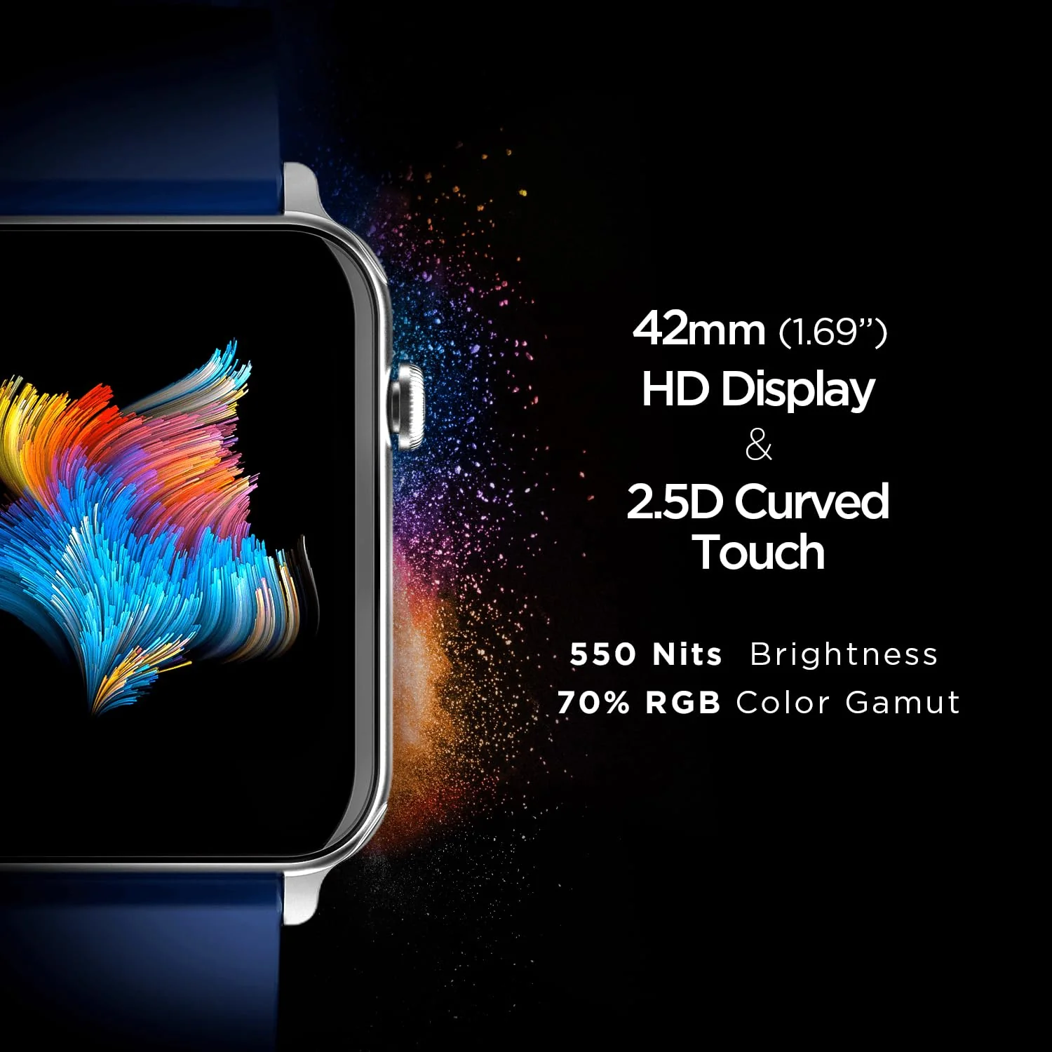 boAt Wave Call | Bluetooth Calling Smartwatch with 1.69" (4.29 cm) HD Curved Display, 150+ Watch Faces, Heart Rate & SPO2 Monitoring - Image 12