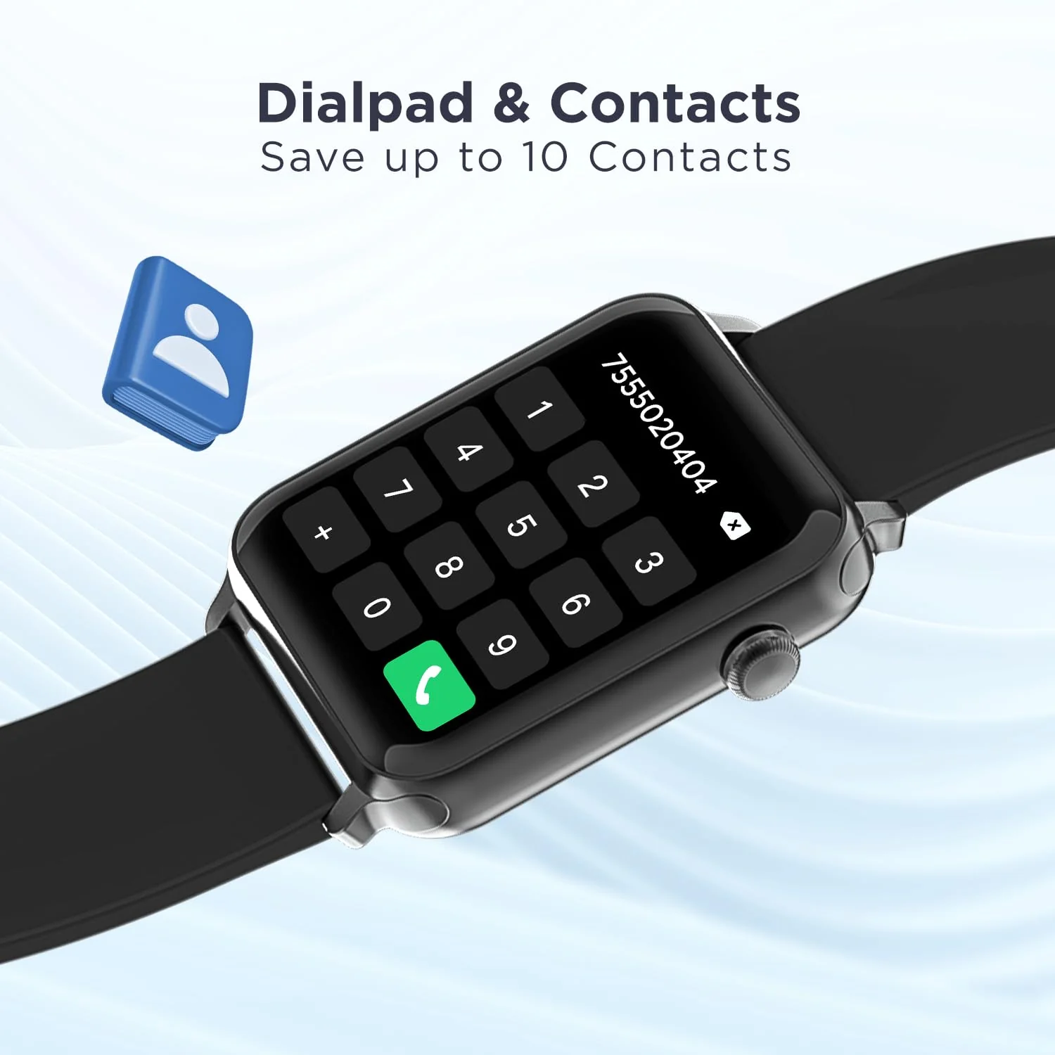 boAt Wave Call | Bluetooth Calling Smartwatch with 1.69" (4.29 cm) HD Curved Display, 150+ Watch Faces, Heart Rate & SPO2 Monitoring - Image 3