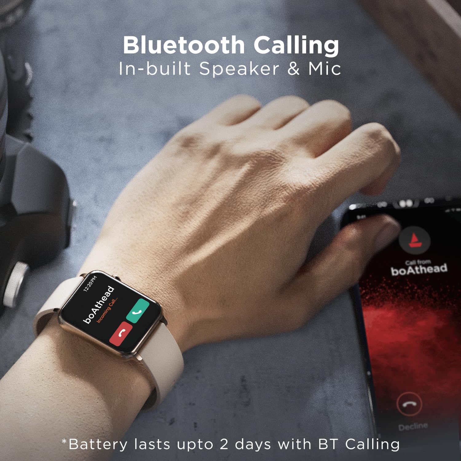 boAt Wave Call | Bluetooth Calling Smartwatch with 1.69" (4.29 cm) HD Curved Display, 150+ Watch Faces, Heart Rate & SPO2 Monitoring - Image 26