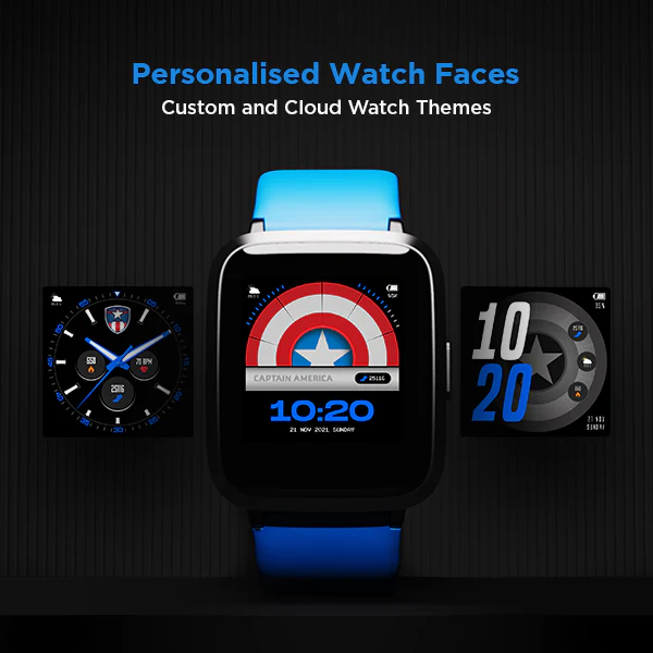 boAt Watch Storm Captain America Edition | Smart Watch with 1.3" (3.3 cm) Full Touch Curved Display, Health Monitoring, Daily Activity Tracker - Image 4