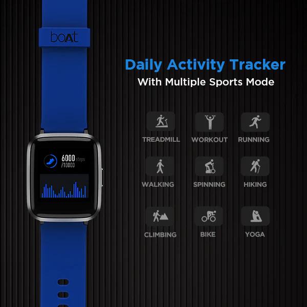 boAt Watch Storm Captain America Edition | Smart Watch with 1.3" (3.3 cm) Full Touch Curved Display, Health Monitoring, Daily Activity Tracker - Image 5