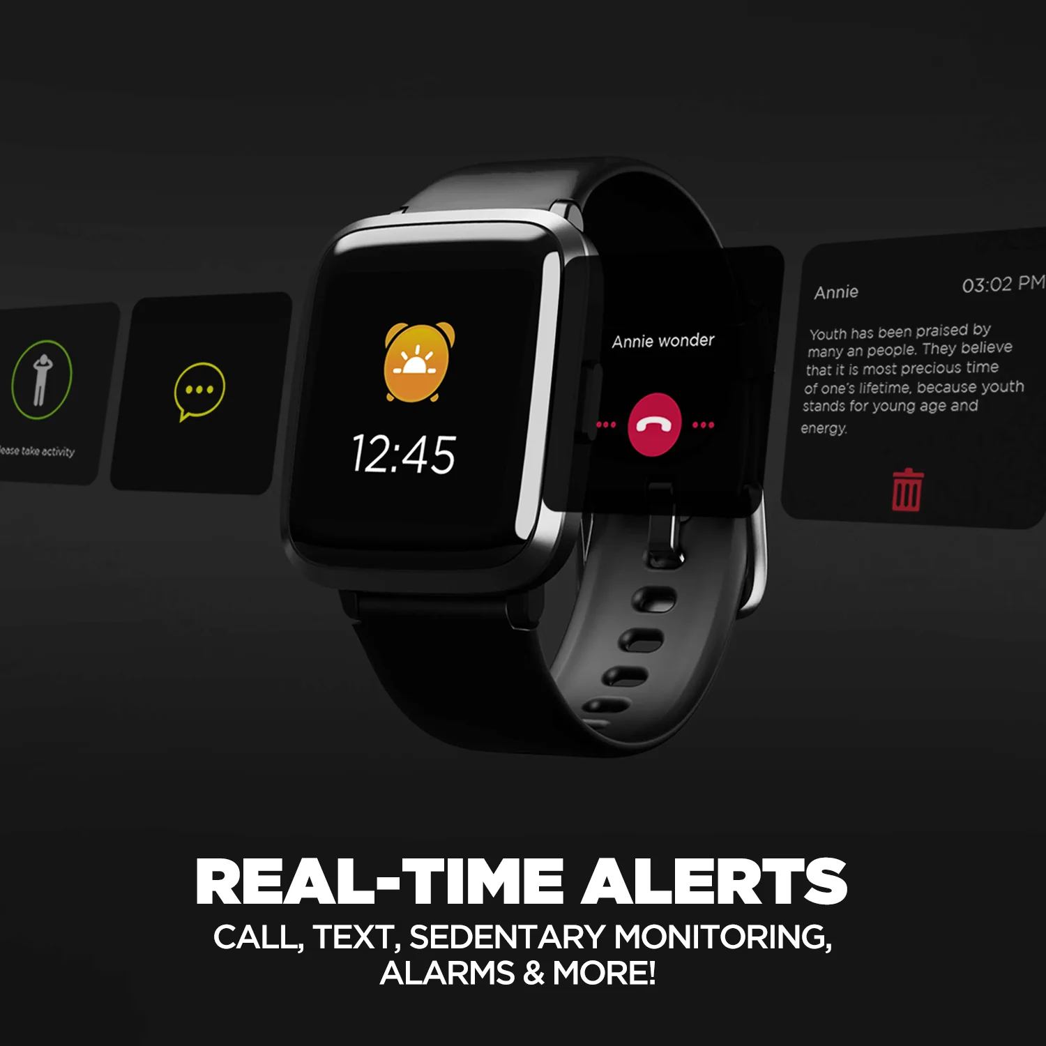 boAt Storm RTL | Fitness & Activity Tracker Smart Watch with 1.29" (3.3 cm) Curved Color Display, SpO2 Sensor and 8 Active Sports Mode - Image 28