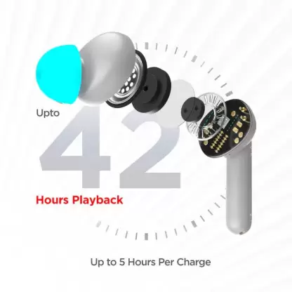 TRebel Airdopes 141 | 8mm drivers, Upto 42 Hours Total Playback, ENx™ Technology, ASAP™ Charge - Image 7