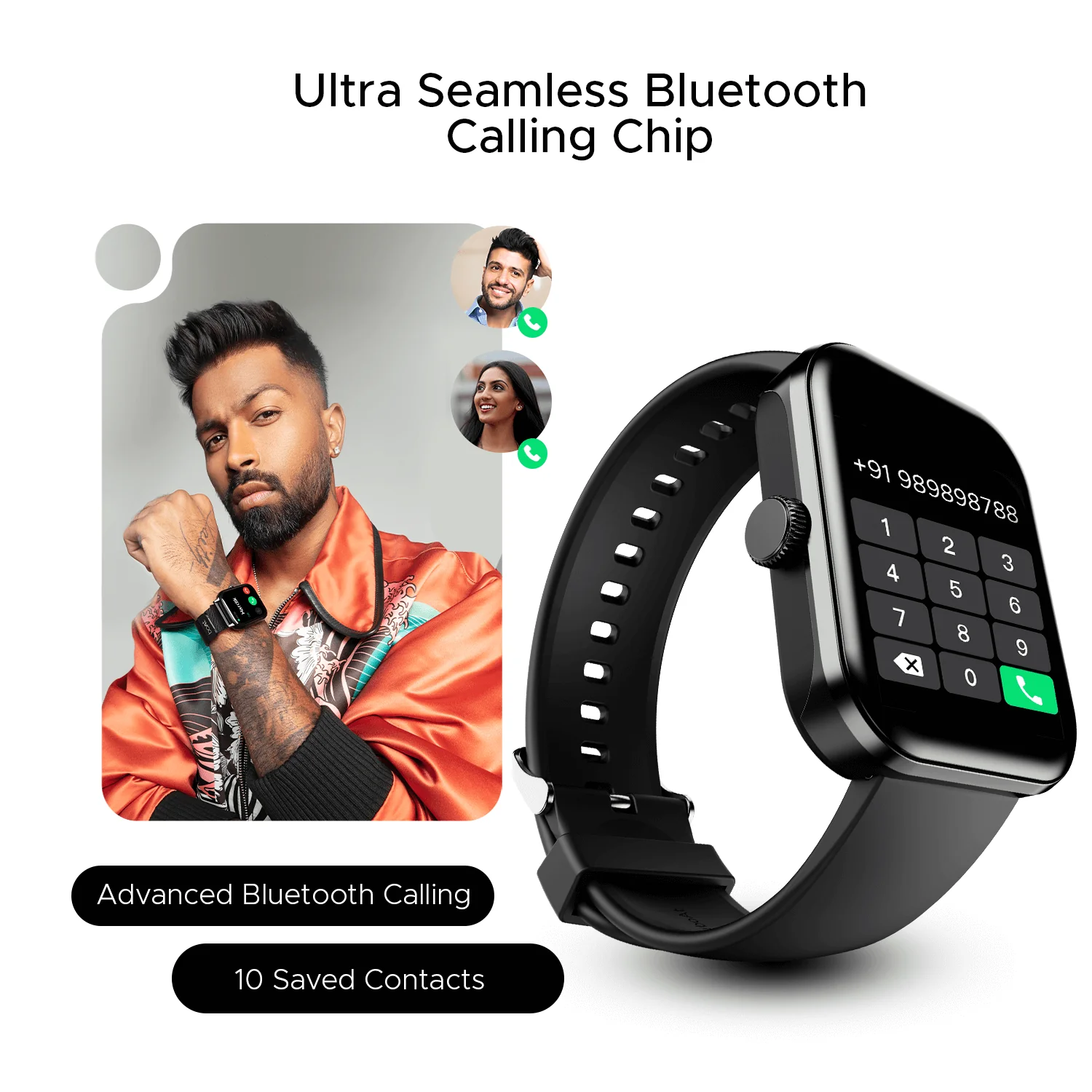 boAt Ultima Call Max | Bluetooth Calling Smartwatch with 2"(5.08 cm) Large HD Display, 100+ Sports Modes, 10 Days Battery - Image 6