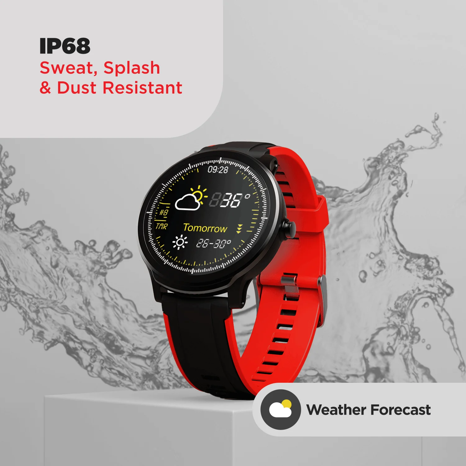 boAt Watch‌ Delta | Premium Smart Watch with 1.3" Full-Touch LCD Round Display, 3D hologram User Interface, 300+ Watch Faces - Image 4