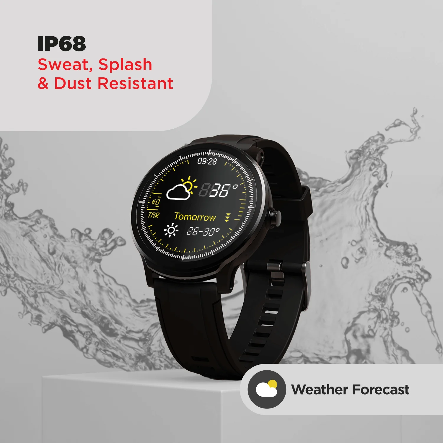boAt Watch‌ Delta | Premium Smart Watch with 1.3" Full-Touch LCD Round Display, 3D hologram User Interface, 300+ Watch Faces - Image 5