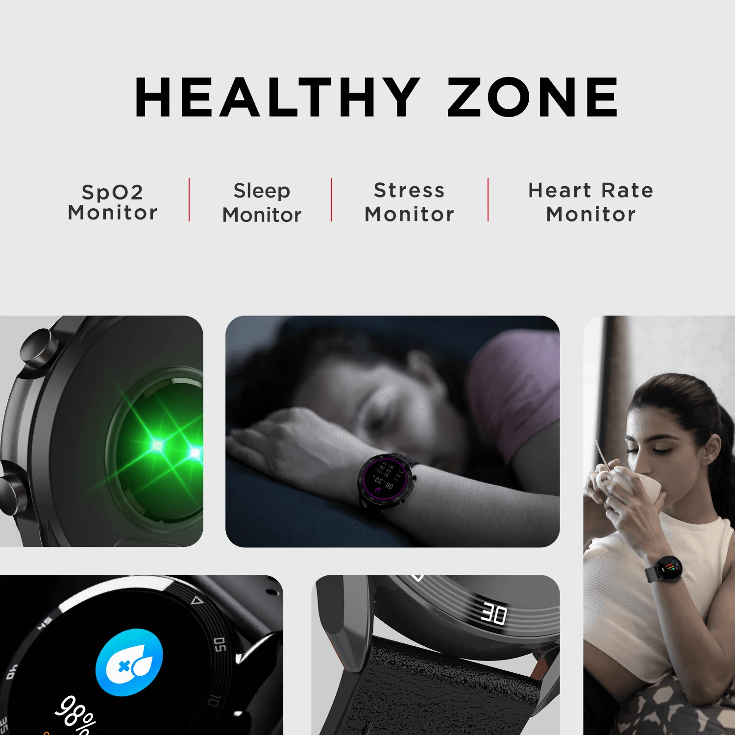 Watch‌ Primia | Bluetooth Calling Smartwatch with 1.39" (3.53cm) Round AMOLED display, Voice assistant, SpO2, Heart Rate & Stress Monitors - Image 4