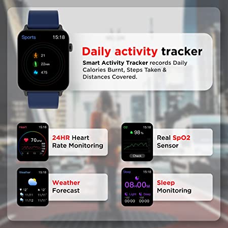 boAt Wave Lite | Smartwatch with 1.69" (4.29 cm) HD Display, Health Monitors, 100+ Watch Faces, 10 Active Sports Modes - Image 13