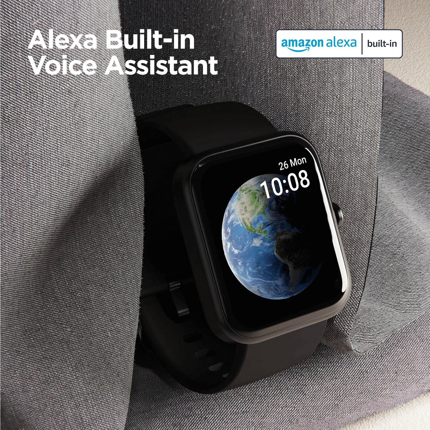 boAt Xtend‌ | Built-in Alexa, 1.69” (4.29 cm) Big Square Display, 14 Sports Modes, 15 Watch Faces - Image 16