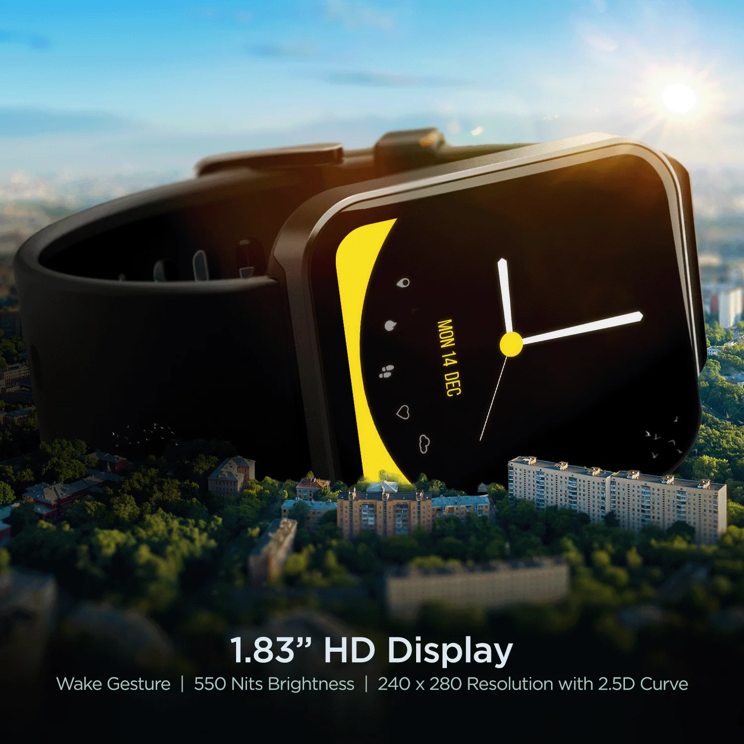 boAt Wave Leap Call | Premium Bluetooth Calling Smartwatch with 1.83" (4.64 cm) HD Display, 100+ Sports Modes, 10 Days Of Battery Life - Image 2