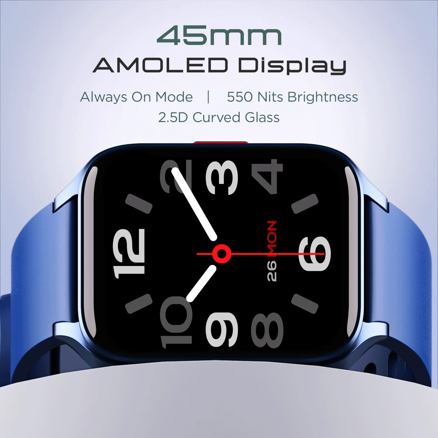 boAt Wave Max | Premium Smartwatch with 1.78" (4.52 cm) AMOLED Display, 100+ Sports Modes, Heart Rate & SpO2 Monitor, 5ATM Water Resistance, Free Wireless Dock Charger - Image 8