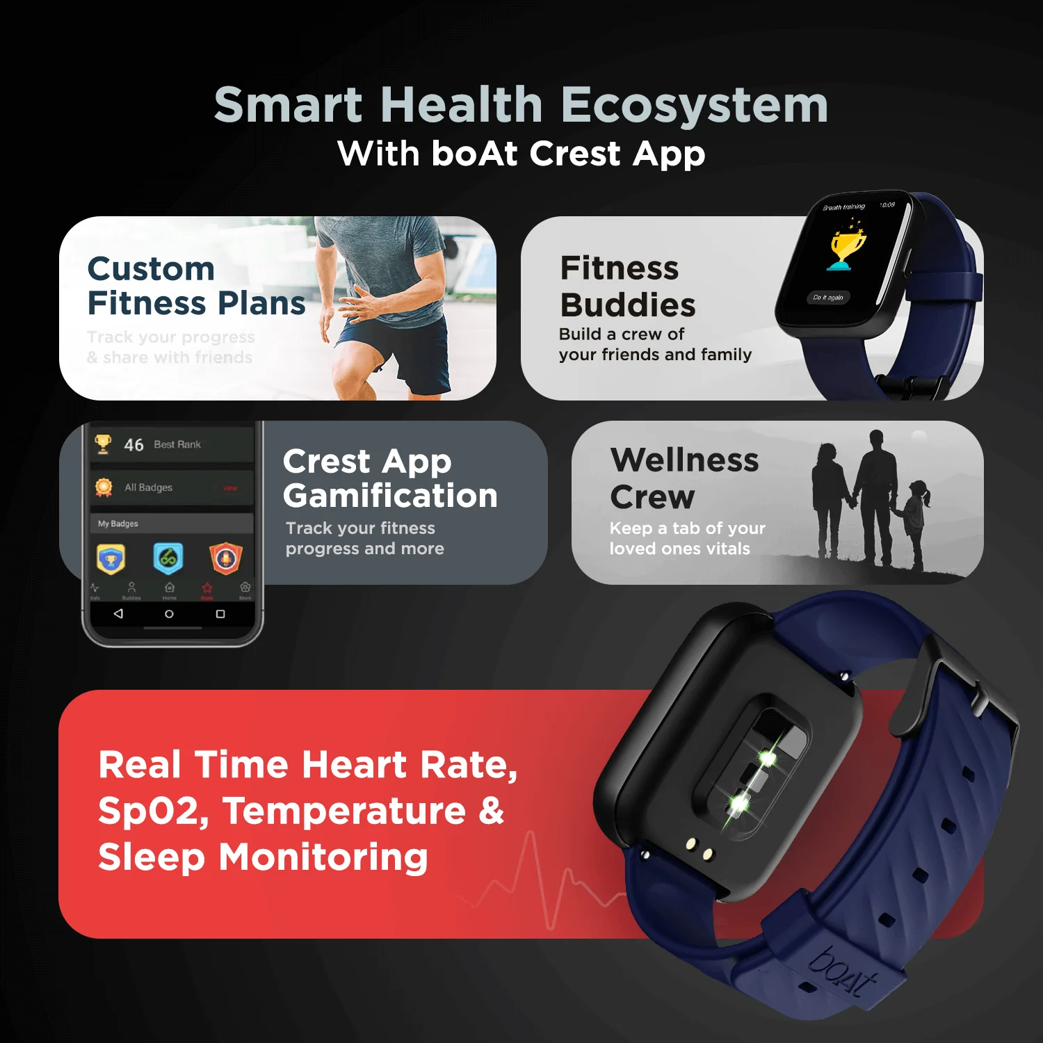boAt Wave Pro 47 | Premium Smart Watch with 1.69" (4.29 cm) HD Display , Made In India, Multiple Sports Mode - Image 12