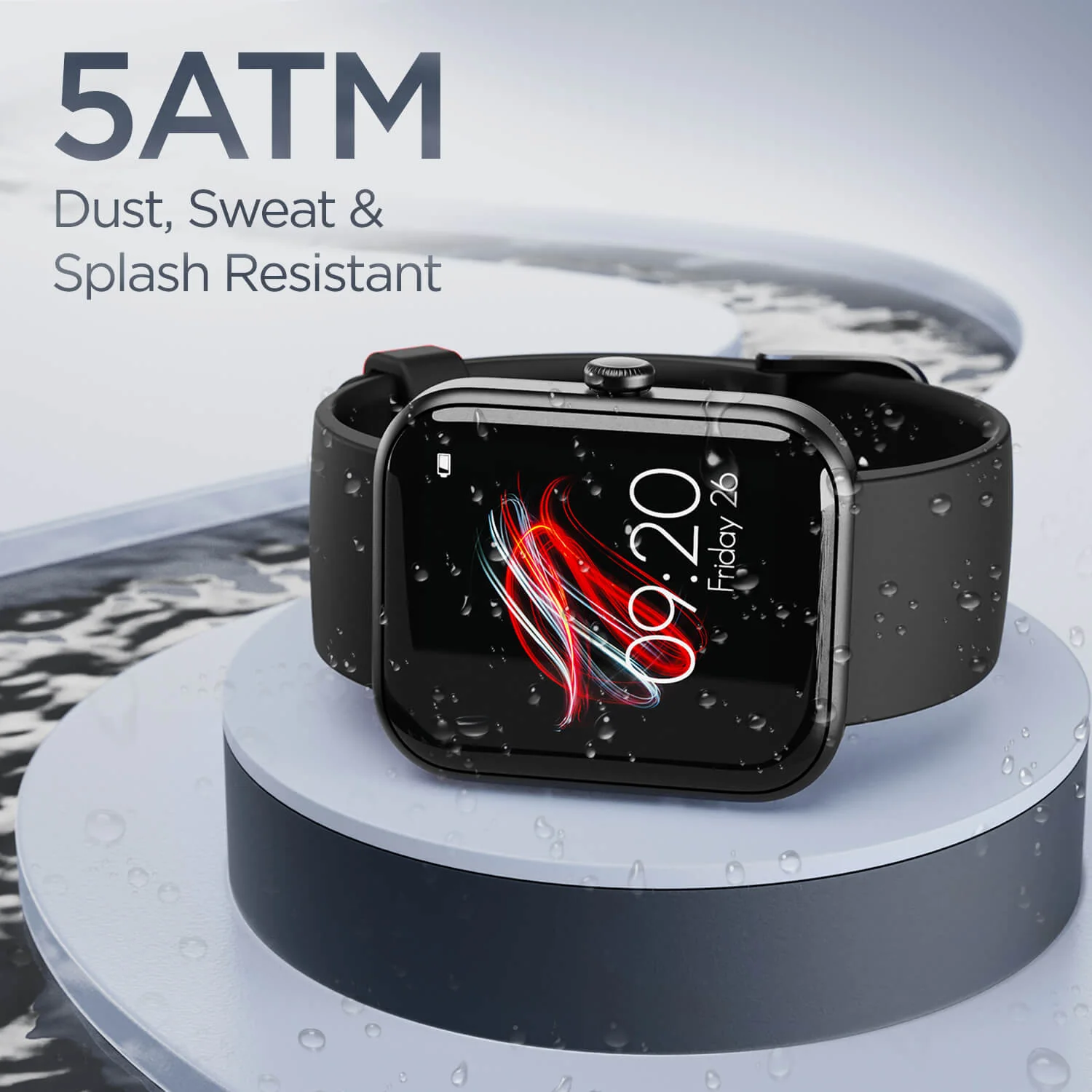 boAt Wave Select | Smartwatch with 1.69"(4.29 cm) Colour HD Display, 20+ Active Sport Modes, Heart Rate & SpO2 Monitor, 10 Day Battery Life - Image 6