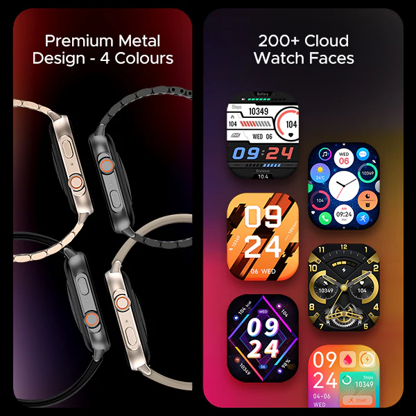 boAt Wave Vivid | Premium 2.0" (5.08 cm) AMOLED Display Smartwatch with BT Calling, 100+ Sports Modes, SpO2 Measurement - Image 9