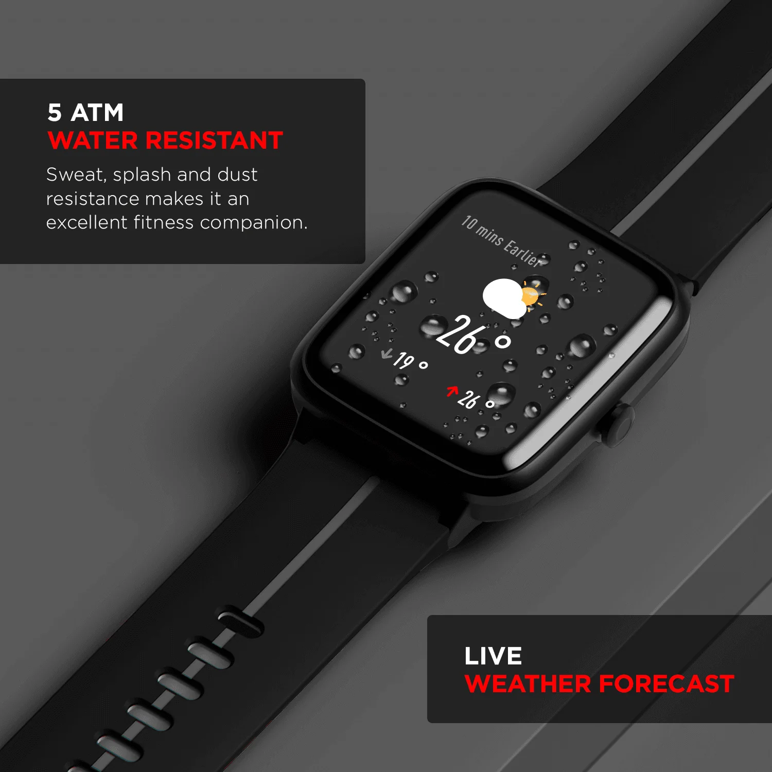 boAt Xplorer‌ O2 | Smartwatch 33mm Full Touch Color Display, SpO2 Sensor, Built-In GPS, 5 ATM Water Resistant Design - Image 4