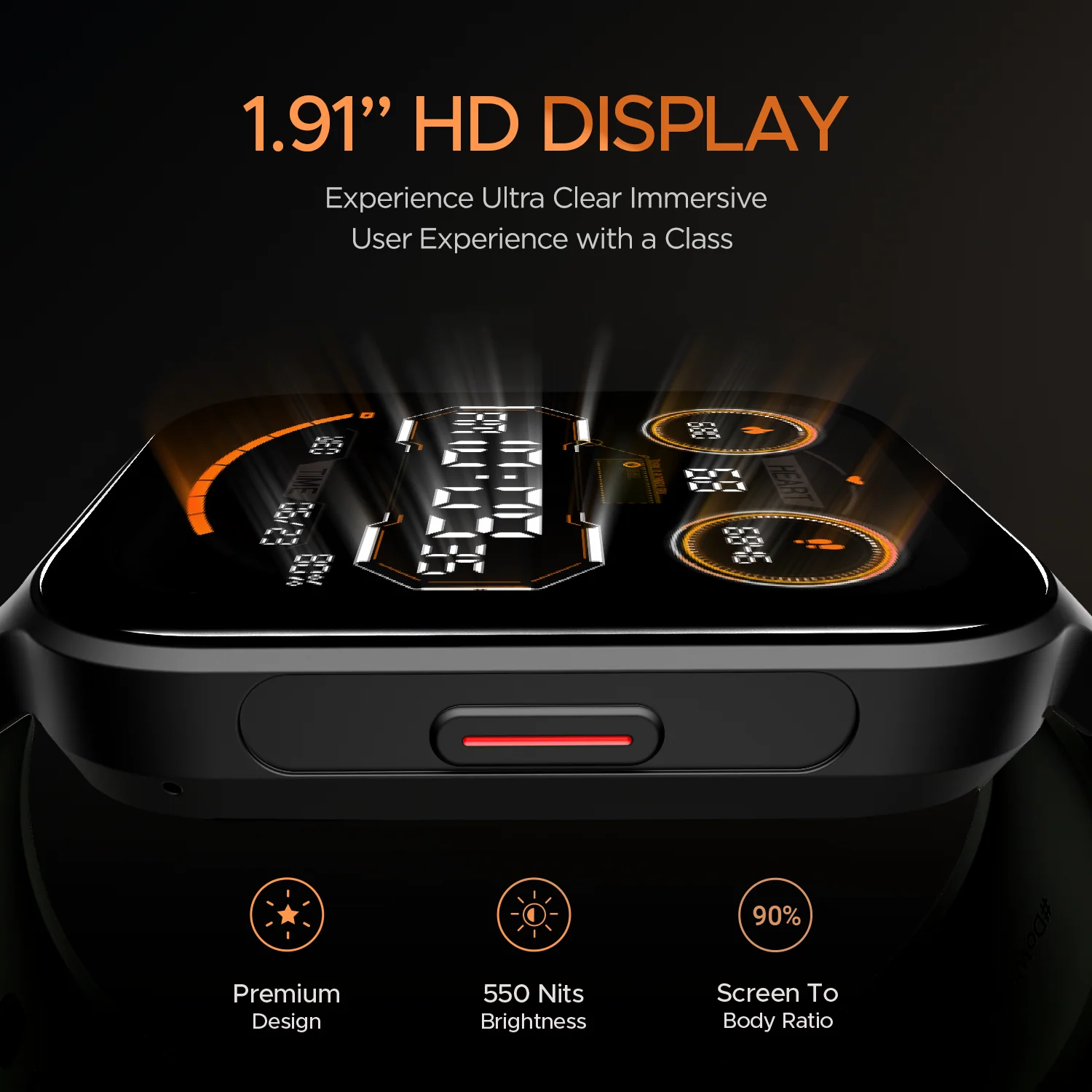 boAt Xtend Call Plus | 1.91" (4.85 cm) Largest Display Smartwatch, BT Calling, ENx™ Algorithm, Bilingual, 100+ Sports Mode - Image 2