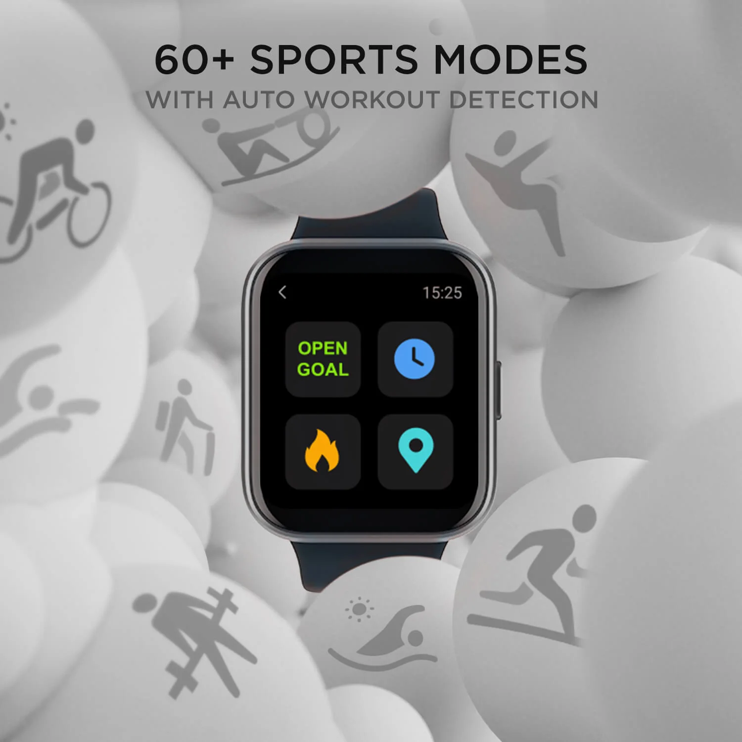 boAt Xtend Talk | Premium Design Smartwatch with Built-in Alexa, Bluetooth Calling, 1.69" (4.29cm) HD Display, 60+ Sports Modes - Image 6